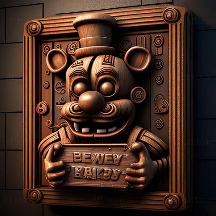 3D модель Игра Five Nights at Freddys AR Special Delivery (STL)